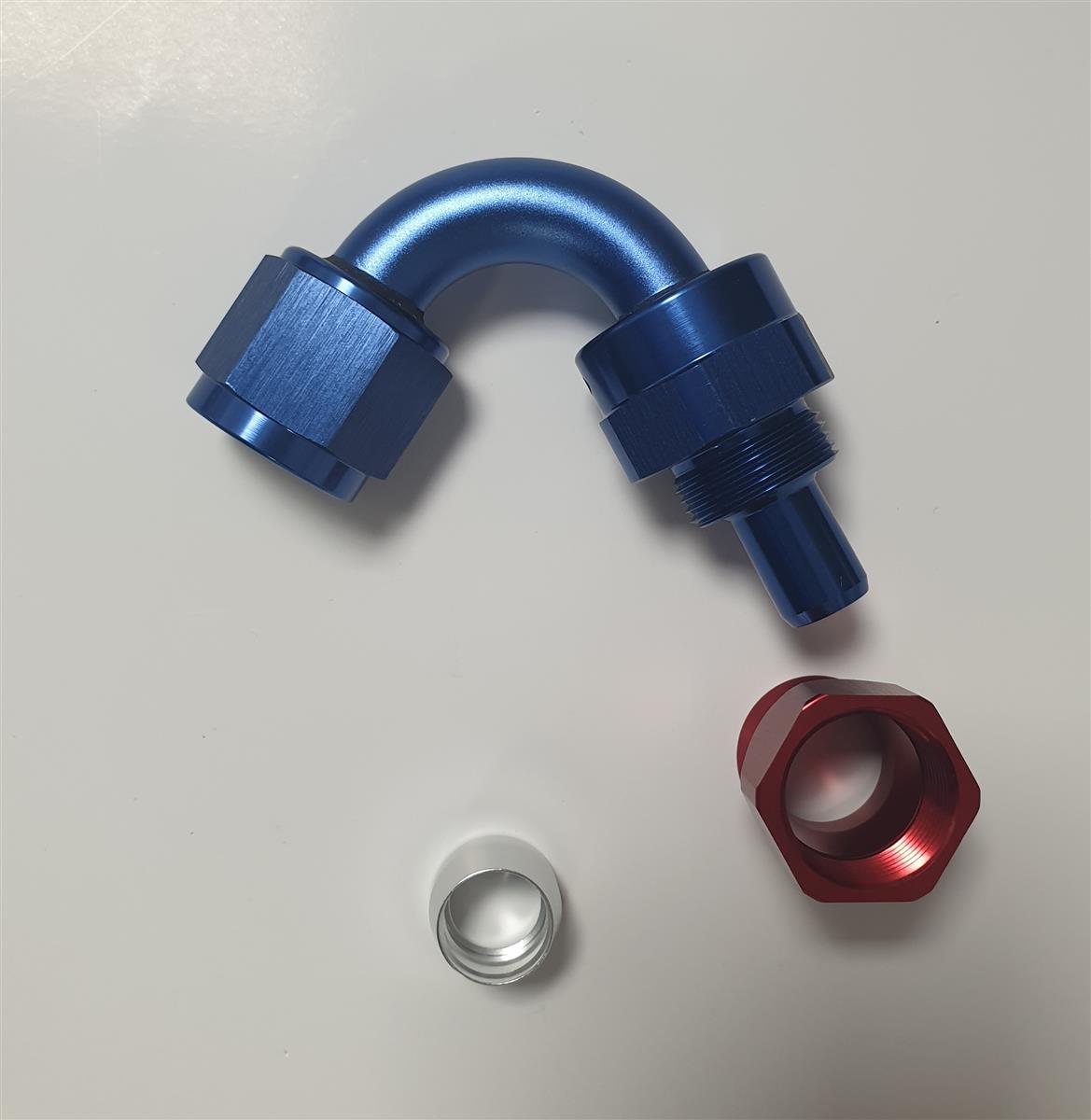 JIC Anschluss 120° Dash 08 JIC 3/4-16  für PTFE Schlauch Serie 600