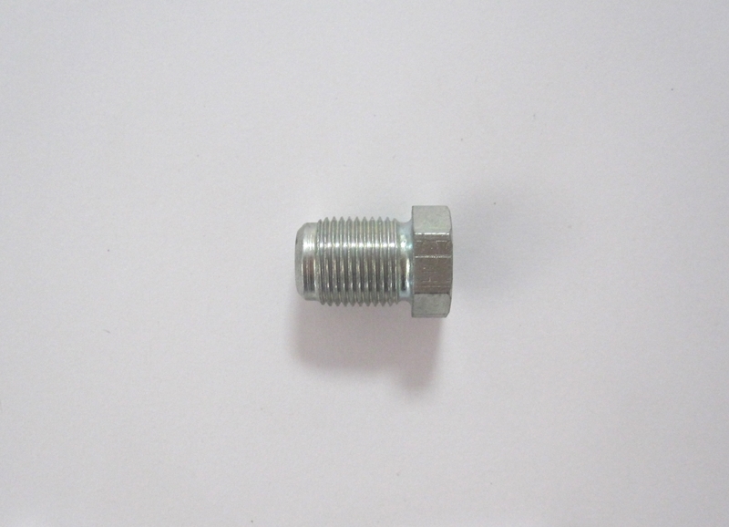 Einschraubnippel M12x1 Bördel F  für 4,75mm Leitungssystem