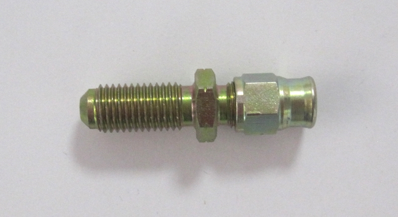 Anschluß Einschraub M10x1,25 konvex verz.  Dash 03 bulkhead lange Ausführung