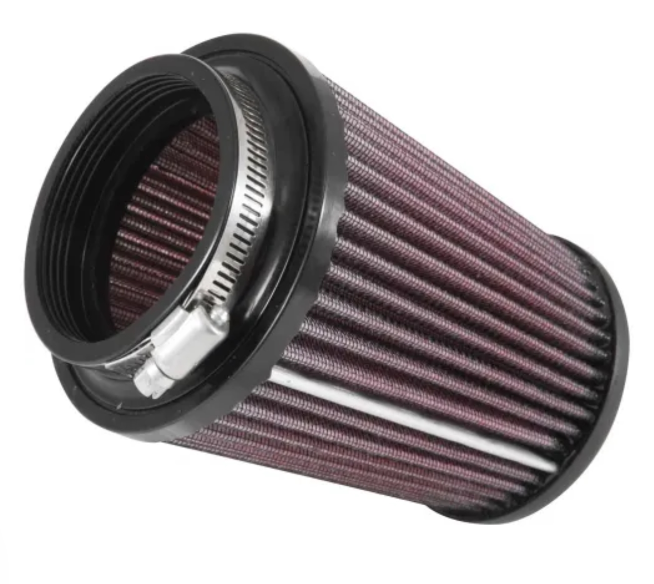 K&N Universalluftfilter, 76mm Flansch  Konische Rundform, 114x89mm 133lg