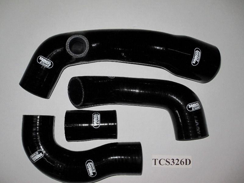 Samco Fiat Punto GT Turbo 1400 93-97   4-teiliges Ladeluftsystem schwarz