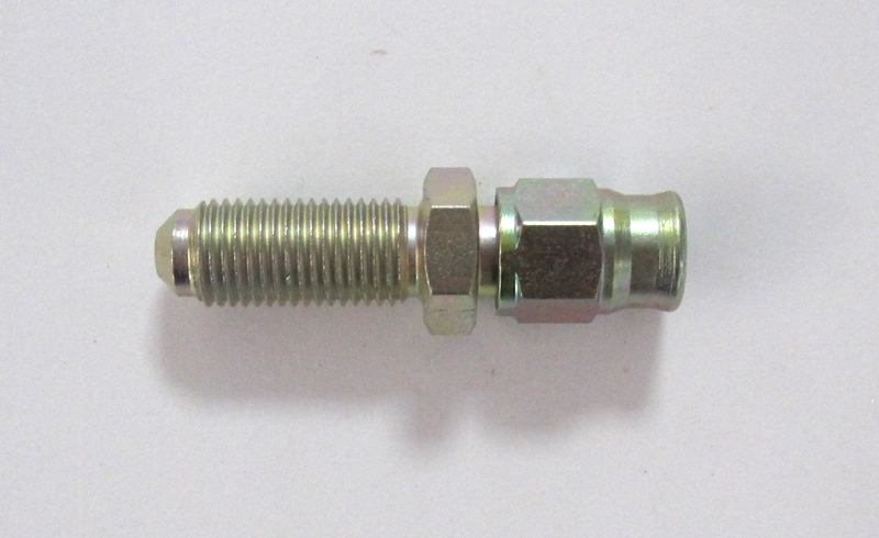Anschluß Einschraub 3/8x24 konvex verz.  Dash 03 bulkhead lange Ausführung