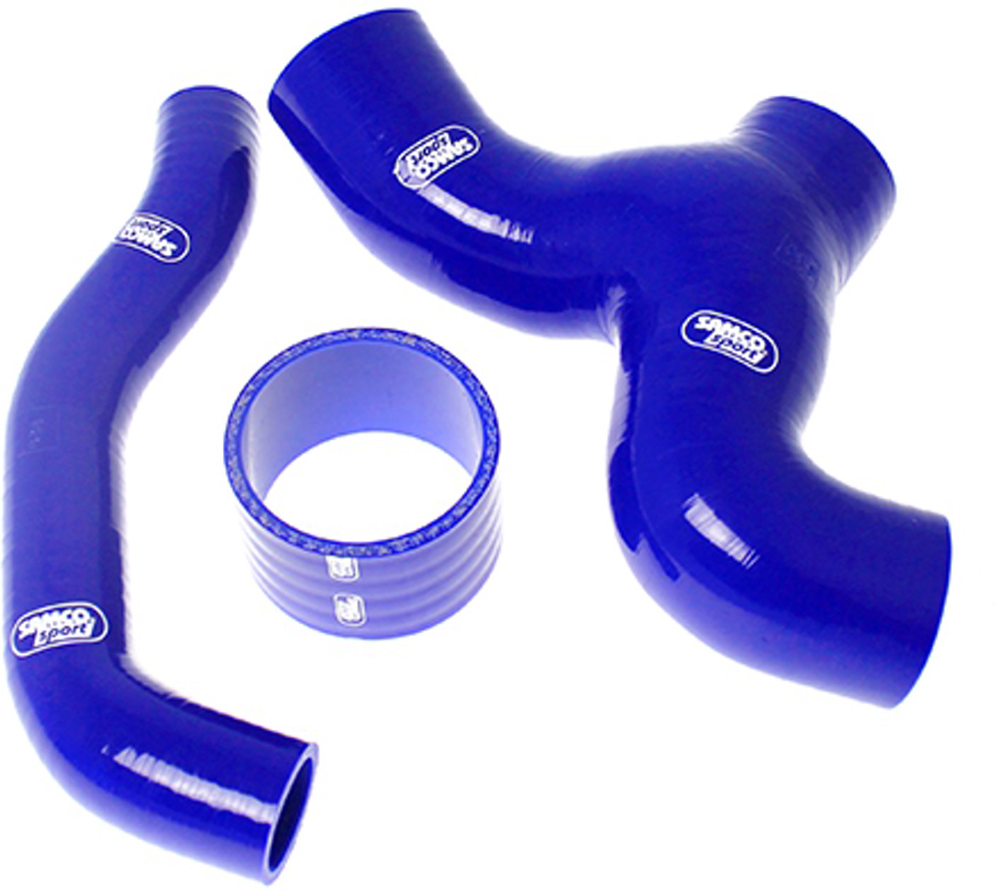 Samco Subaru Impreza Turbo Vers. 7 Bugeye/ 8 Blobeye (WRX)   3-teiliges Turboschlauchkit blau