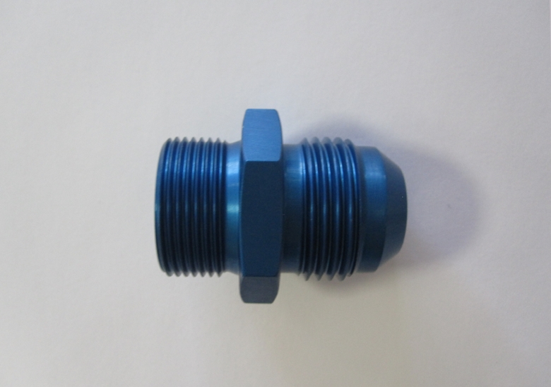 Aluadapter JIC/DIN  12AN, Dash 12   (1-1/16 - 12 UNF) / M24x1,5