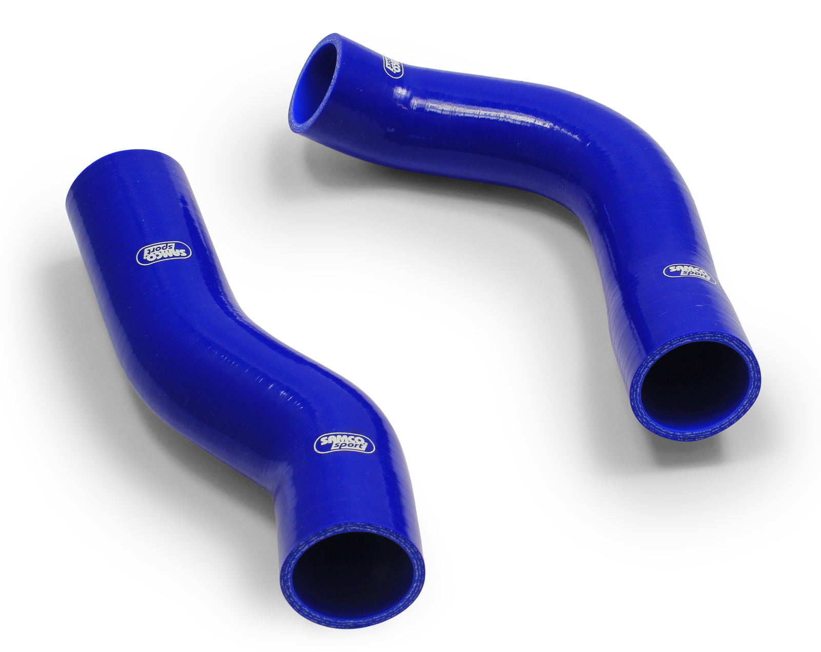 Samco Ford Focus RS 2.0L Turbocharged Duratec 02-04   2-teiliges Ladeluftsystem blau