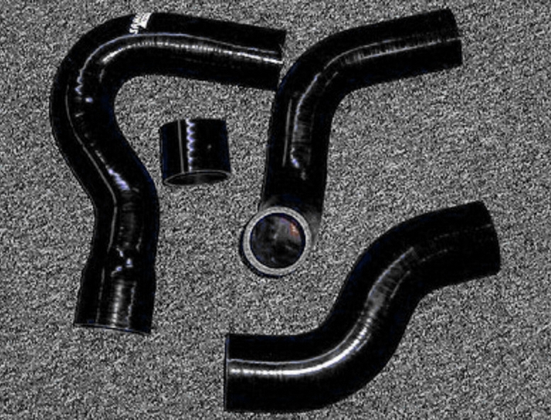 Samco Ford Escort RS Turbo MK4 Serie 2 87-91   4-teiliges Ladeluftsystem schwarz
