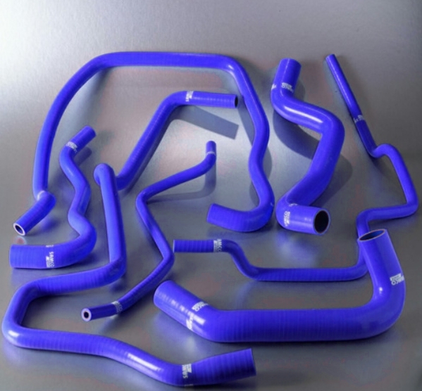 Samco Ford Puma 1700 2WD   7-teiliges Kühlwasser-Schlauchkit blau
