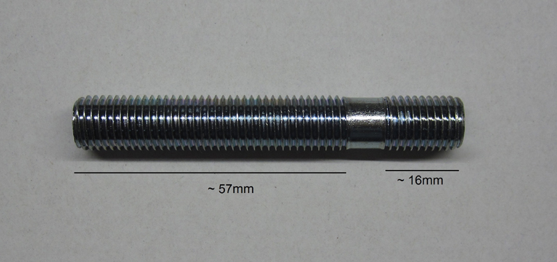 Spezial Radbolzen M12x1,5  Gesamtlänge: 80mm
