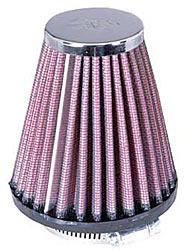 K&N Universalluftfilter, 52mm Flansch  Konische Rundform, 89x51 102lg
