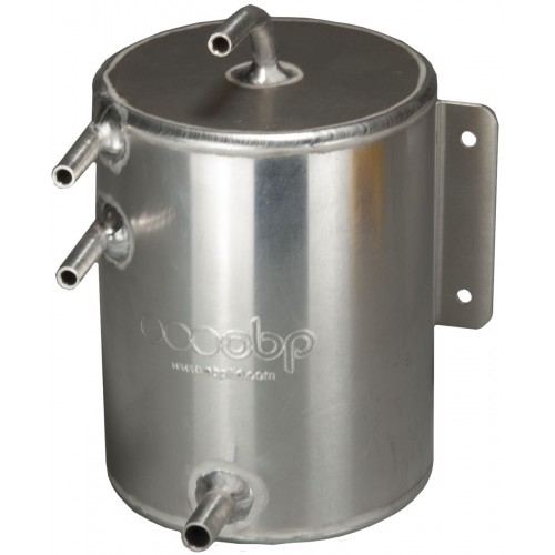 OBP Aluminium Catchtank 2.0 ltr. 4 Anschlüsse (3x10mm, 1x 12,7mm)