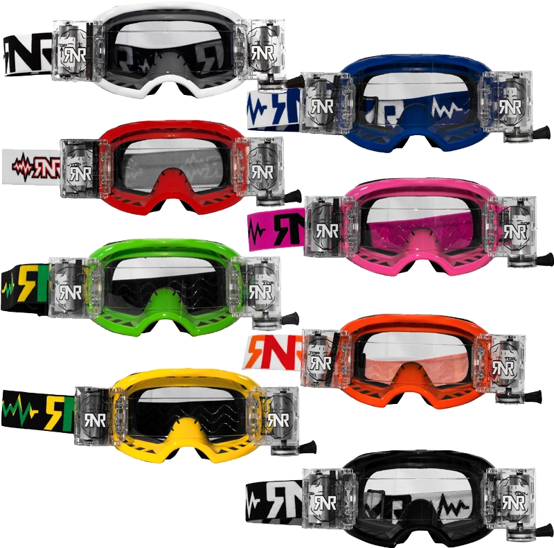 Crossbrille Rip n Roll Colossus XXL v.2  Brille mit Roll Off´s