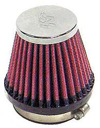 K&N Universalluftfilter, 55mm Flansch  Konische Rundform, 76x51 70lg