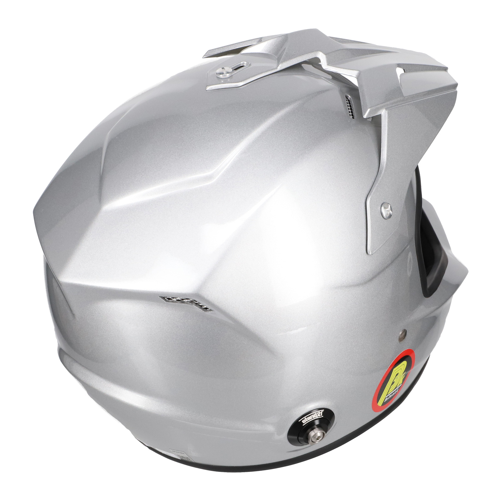Beltenick FIA Cross Helm silber mit Hans Clips FIA 8859-2015 / FIA 8859-2024