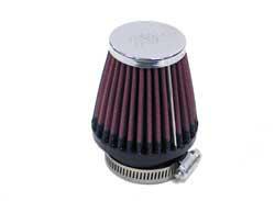 K&N Universalluftfilter, 46mm Flansch  Konische Rundform, 76x51 76lg