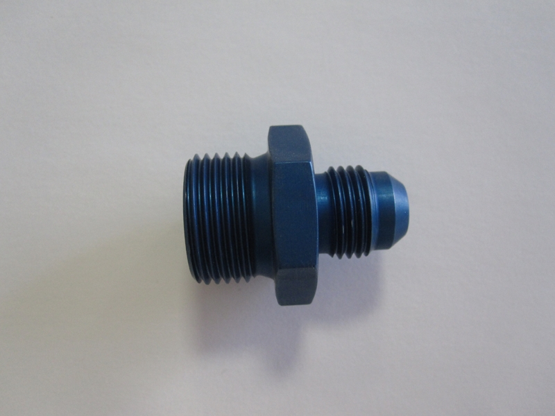 Aluadapter JIC/DIN  06AN, Dash 6  (9/16-18 UNF) / M20x1,5