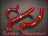 Samco Alfa Romeo T155 Twin Spark 16v 
 3-teiliges Kühlwasser-Schlauchkit rot