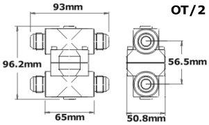 Mocal Ölküher Thermostat (OT2/M) 
 M22x1,5 Innengewinde mit Halter