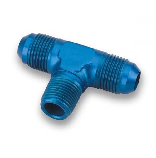 T-Stück JIC/NPT (side)
10AN, Dash10 - 1/2x14