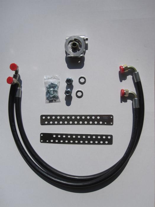 Mocal Ölkühlereinbausatz M20 mit Thermostat 
Schläuche Aeroquip std.