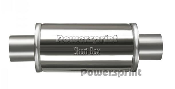 Powersprint Schalldämpfer Short Box 
rund Ø 55mm 370 mm Länge