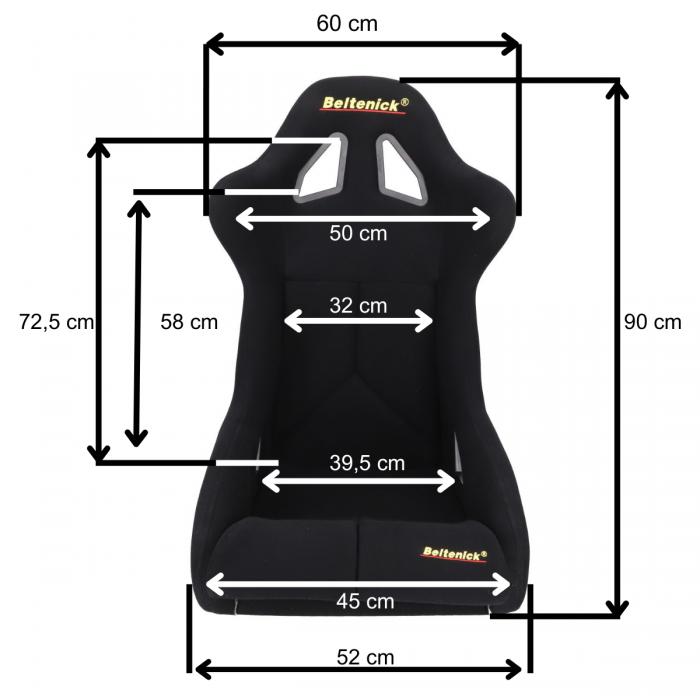 Beltenick Cobra Pro FIA 8855-1999 
Rennsitz Schalensitz 