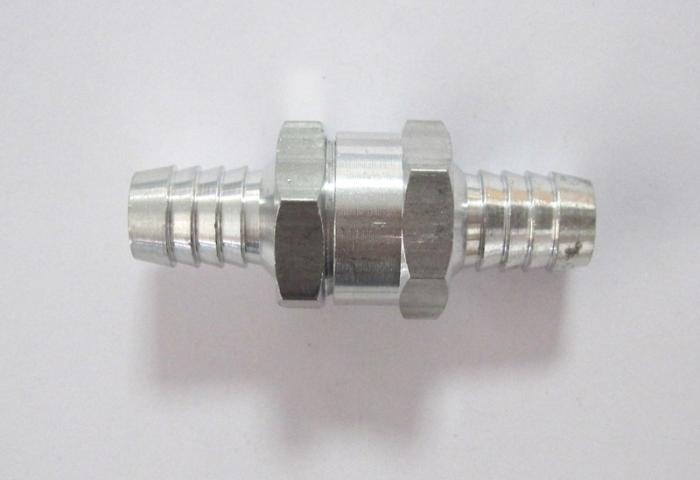 Rückschlagventil 12mm 
für Kraftstoffleitungen, Aluminium