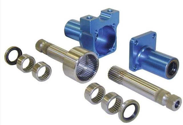 Lenkübersetzung 1,5:1 - Set mit Einschweisbuchsen 
Steering Rack shortener Ratio 1: 1,5