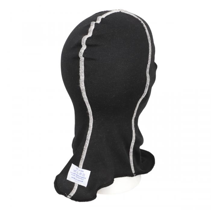 Beltenick Kopfhaube Balaclava 2-lagig schwarz, Augenlöcher
FIA 8856-2018