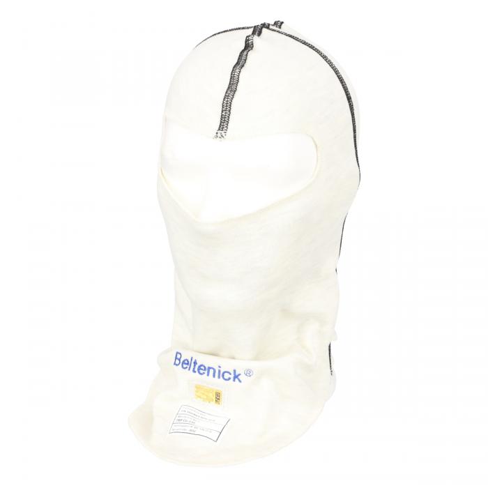 Beltenick Kopfhaube Balaclava 2-lagig weiss, Augenschlitz
FIA 8856-2018