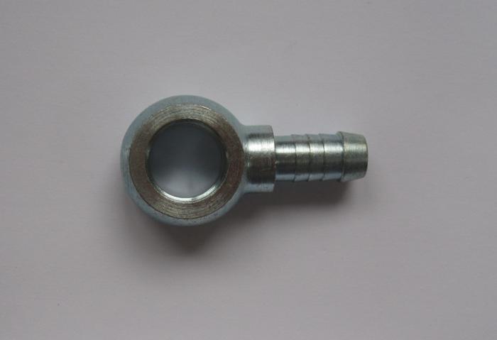Stahl-Ringstück 10mm Schlauch
Bohrung 16mm Durchmesser