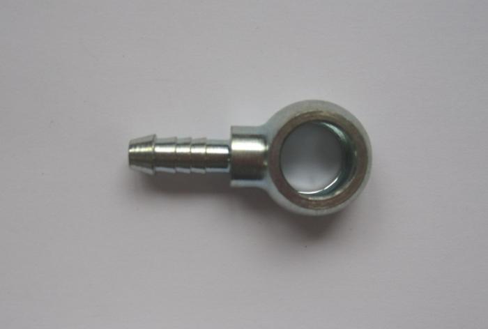 Stahl-Ringstück 6mm Schlauch
Bohrung 10mm Durchmesser