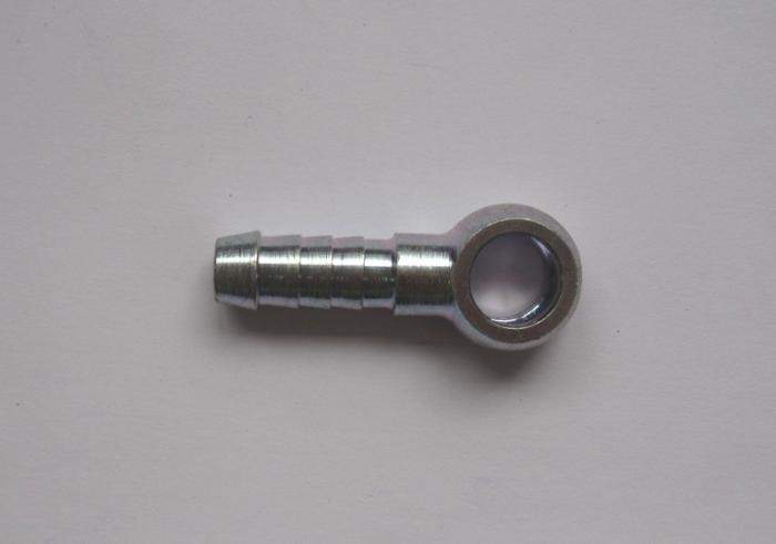 Stahl-Ringstück 8mm Schlauch
Bohrung 10mm Durchmesser