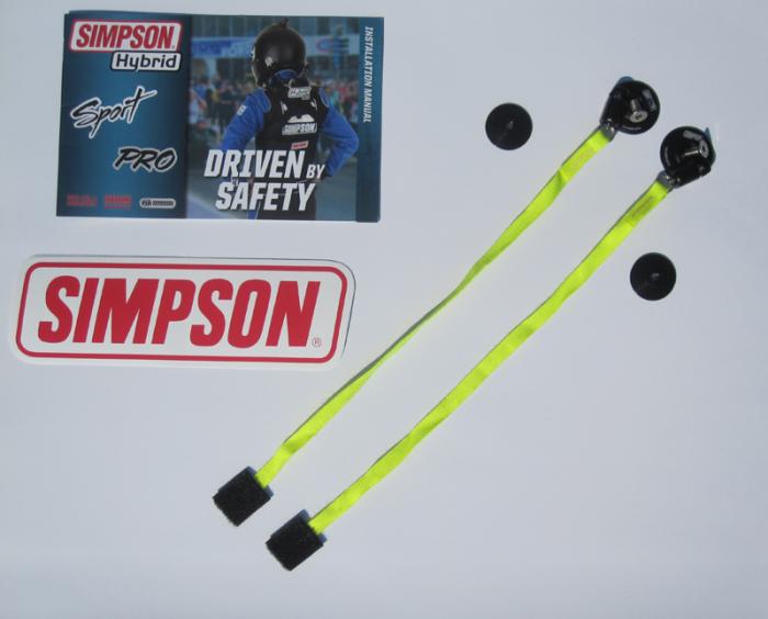 HANS Helm Clips Quick Release - Simpson
für M61 Hybrid Systeme
