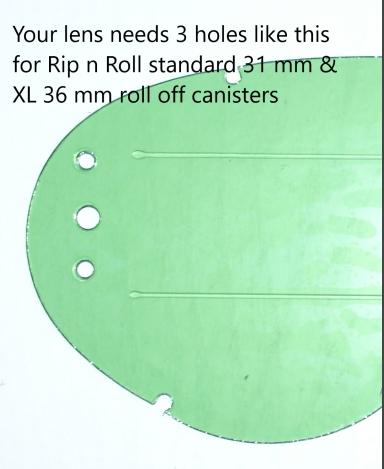 Rip´n Roll Total System XL (36mm) transparent 
ohne Visier RS0XL