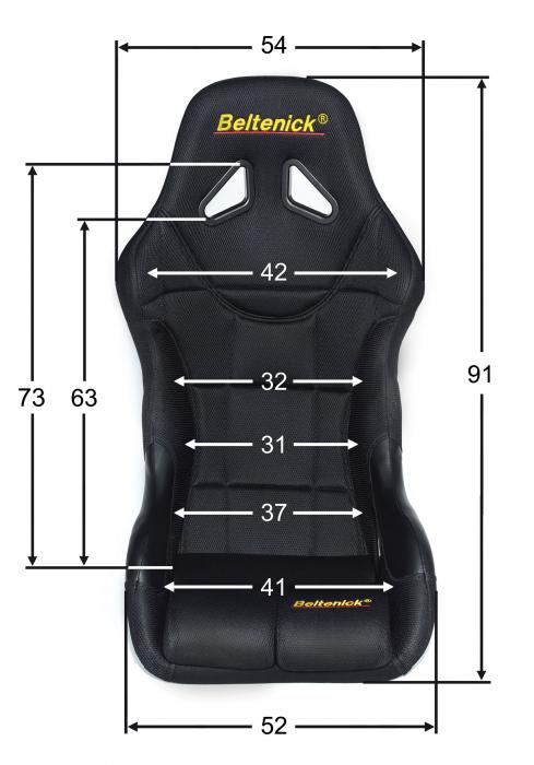 Beltenick Rennsitz RST 600 GFK
Größe L, schwarz, Stoff (Mesh) FIA 8855-1999 