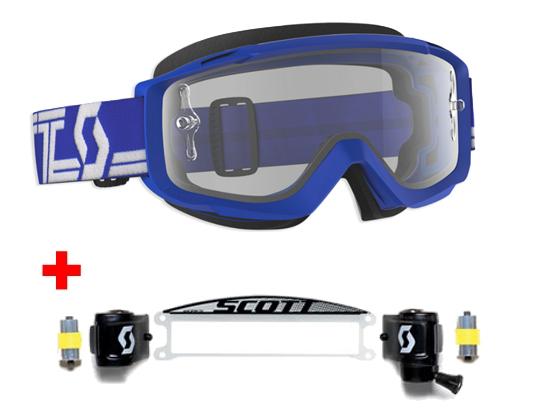 Scott Split OTG blau Brillenträger Brille 
incl. Roll Off