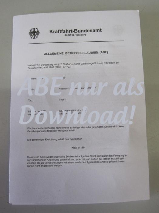 Goodridge Bremsschlauchsatz Alfa 145/146 
6-teilig MIT ABE