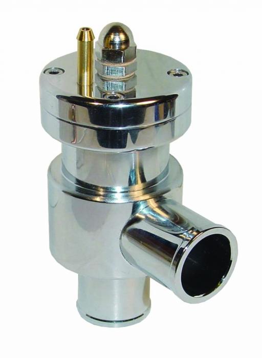 Dump Valve Sytec 0,5-3 bar Kolbenventil geschlossen 
 - Anschlussdurchmesser 25mm silber