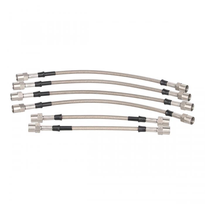 Goodridge Bremsschlauchsatz BMW E-24 M635 CSI 
bis BJ -04/82  6-teilig mit ABE