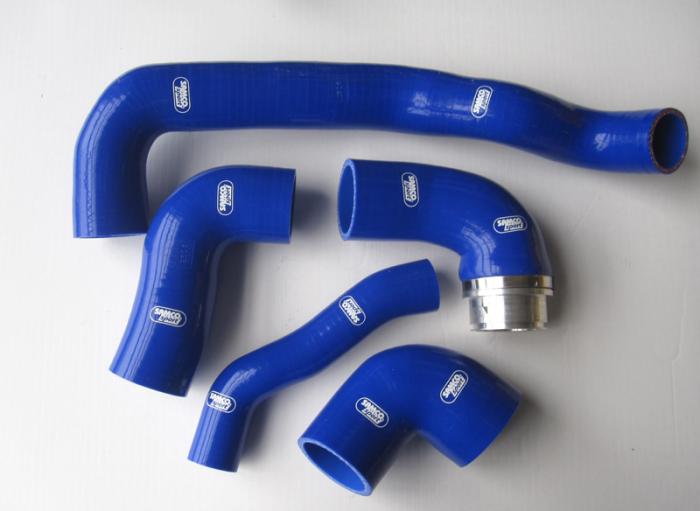 Samco BMW Mini R-56 1.6 Turbo 2007-
5-teiliges Ladeluftsystem blau