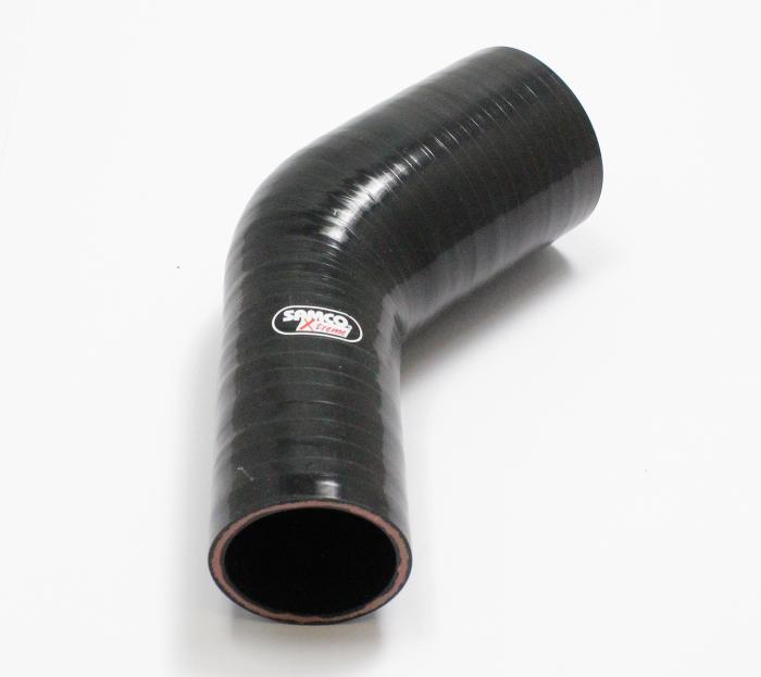 Samco Xtreme Reduzierstück 45° 100-90mm 
 schwarz