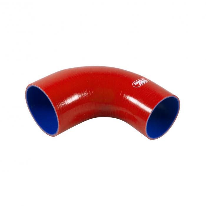 Samco Xtreme Reduzierstück 90° 45-38mm 
 rot