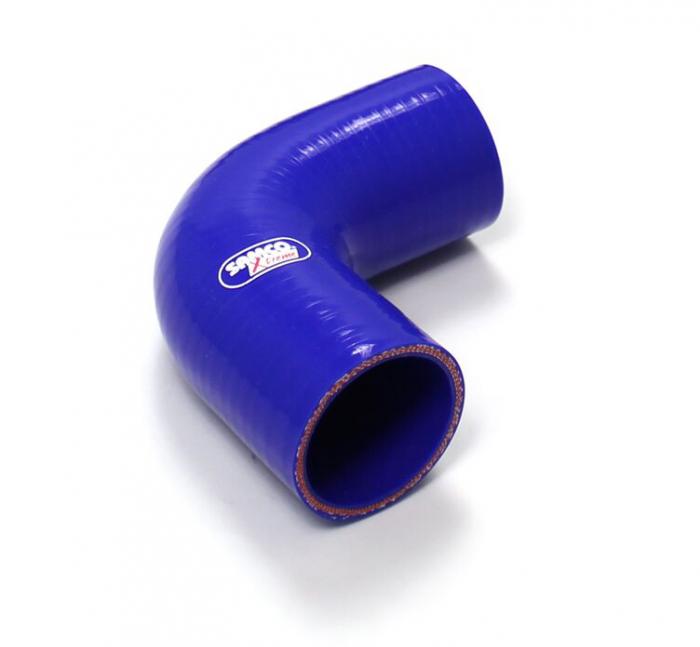 Samco Xtreme Reduzierstück 90° 48-30mm 
 blau Reduzierbogen