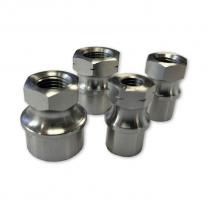 Einschweissbuchse M14x1,5mm  rechts 
superleichte Ausführung mm (Rohr 25x2)