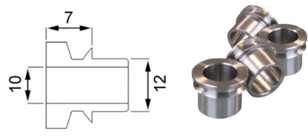 Reduzierhülse für erhöhten Kippwinkel 12mm Gelenk