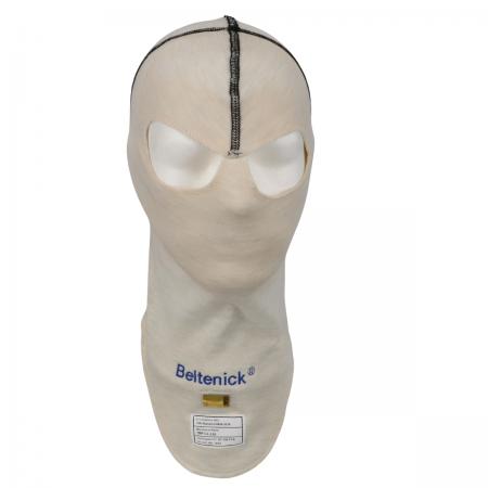 Beltenick Kopfhaube Balaclava 2-lagig weiss, Augenlöcher
FIA 8856-2018