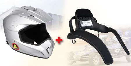 Hans Komplettangebot Offroad Helm: M silber Hans: L Club
Beltenick Kombi Angebot FHR System