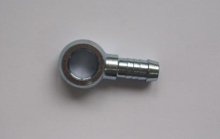 Stahl-Ringstück 10mm Schlauch 
Bohrung 14mm Durchmesser