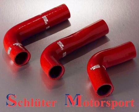 Samco Alfa Romeo 164 V6 3.0 12v 
 3-teiliges Kühlwasser-Schlauchkit rot