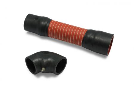Samco Audi Quattro UR Turbo 10v 2.2Ltr 5cyl 
 2-teiliges Ansaugschlauchsystem schwarz